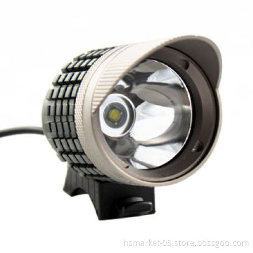 Cree XM-L T6 LED Bicycle Headlight, Aluminum Alloy and 18650 Battery PackNew